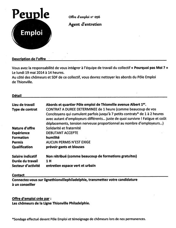 Emploi agent nettoyage