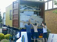 All our wordly goods in a container