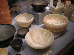 Alabaster bowls from ancient Egypt