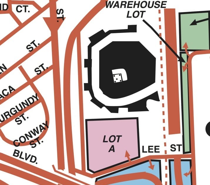 Camden Yards Parking Map Map With Cities