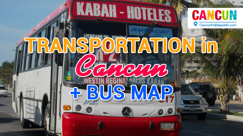 R2 Bus  Route Cancun Hotel Zone Bus  Map