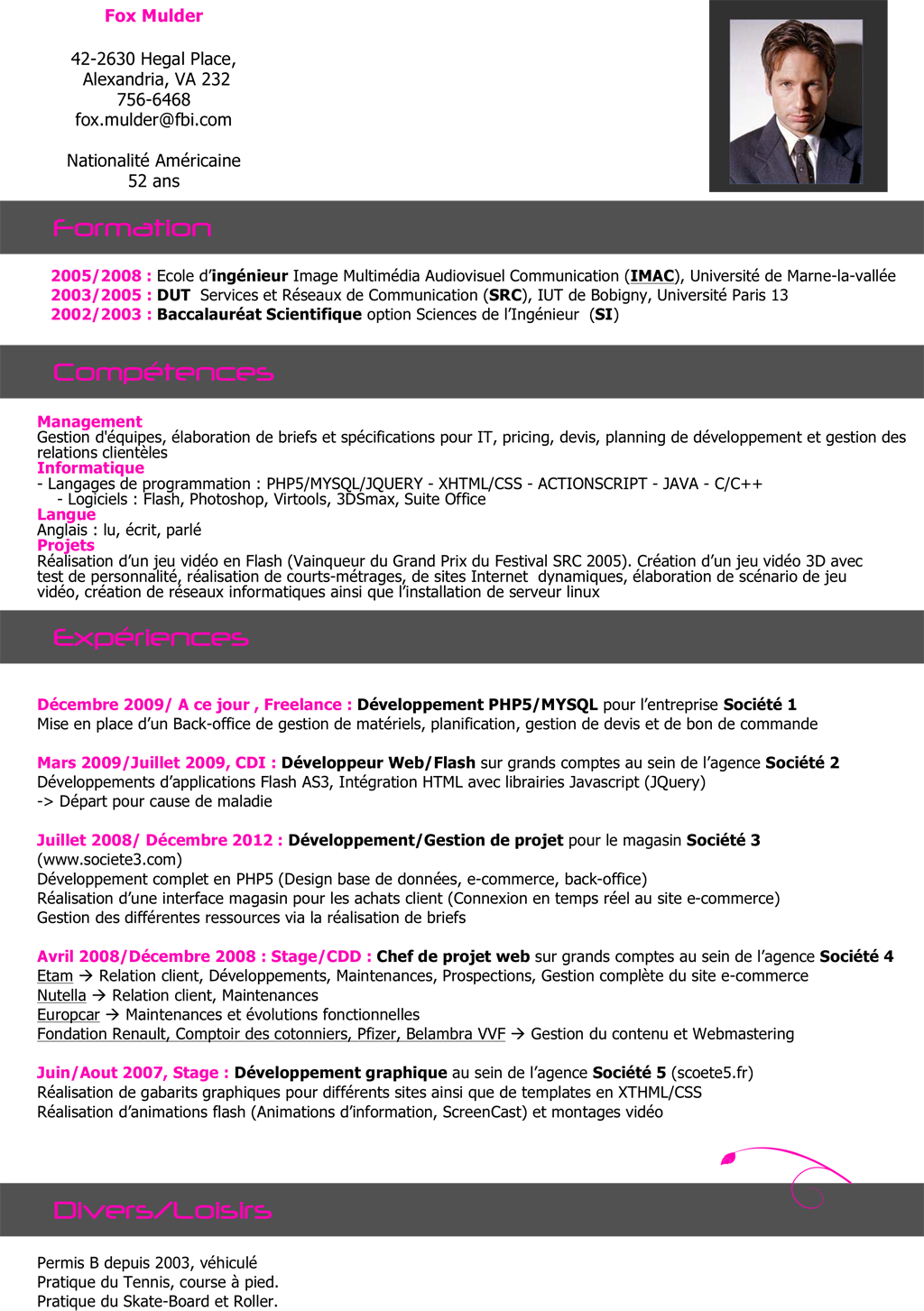 Exemple Cv Génie Civil Word  jalurkerten