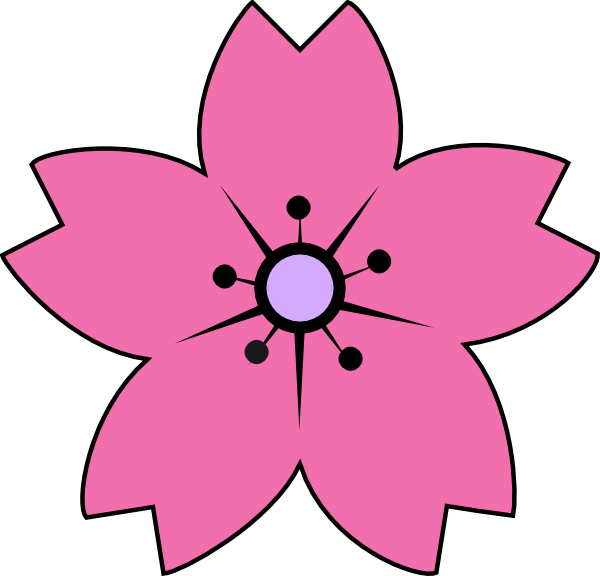 Sakura Pink Clip Art At Clker Com Vector Clip Art Online Royalty Free Public Domain