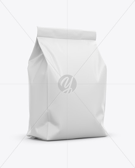 Download Bag Mockup Kraft Food Bag Mockup Front View In Bag Sack Mockups On Yellow PSD Mockup Templates
