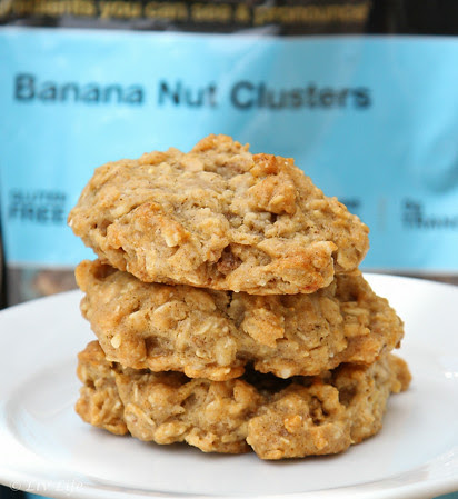Peanut Butter Banana Cluster Kind Cookies