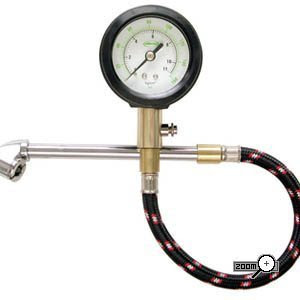 Slime 2020-A Dually RV Dial Tire Gauge 10-160 PSI