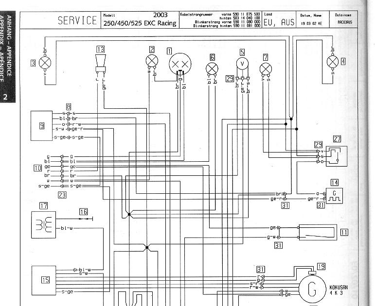 1995 Ktm 250 Sx Wiring Diagram