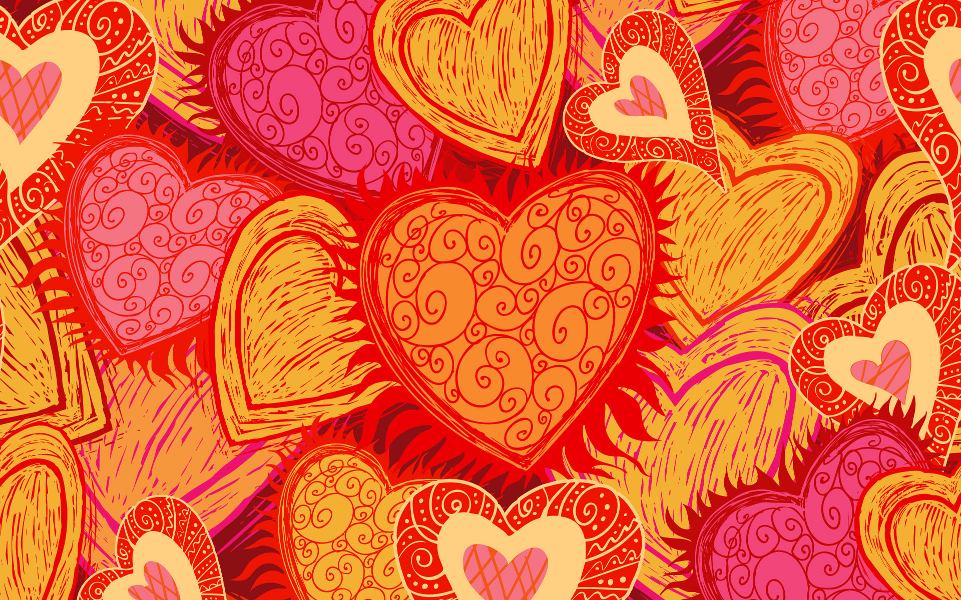 Love hearts Desktop wallpapers 1920x1200