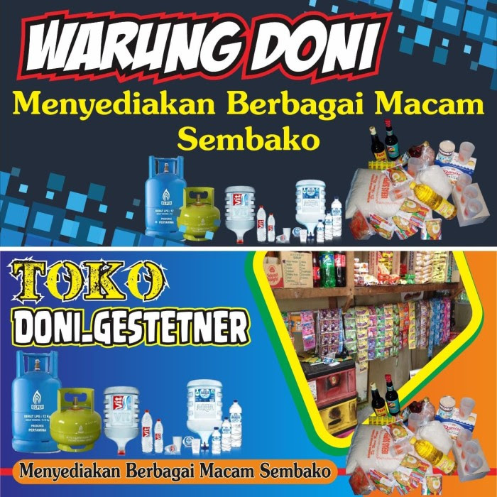 Contoh Banner Sembako contoh desain spanduk