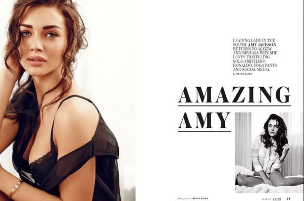 Amy Jackson hot Maxim magazine photo