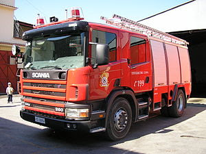 English: Vehicle of the Fire Service of Greece...
