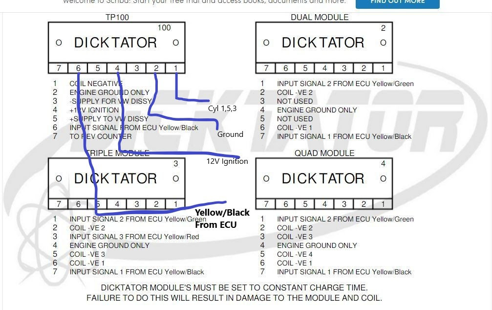Tp100 Ignition Module Wiring Diagram - Wiring Diagram Schemas