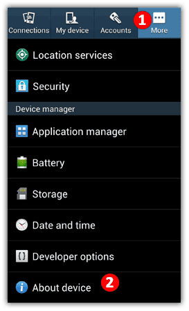 samsung android device manager