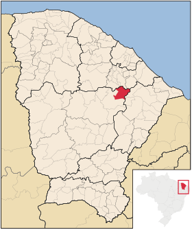 Localização de Ibaretama