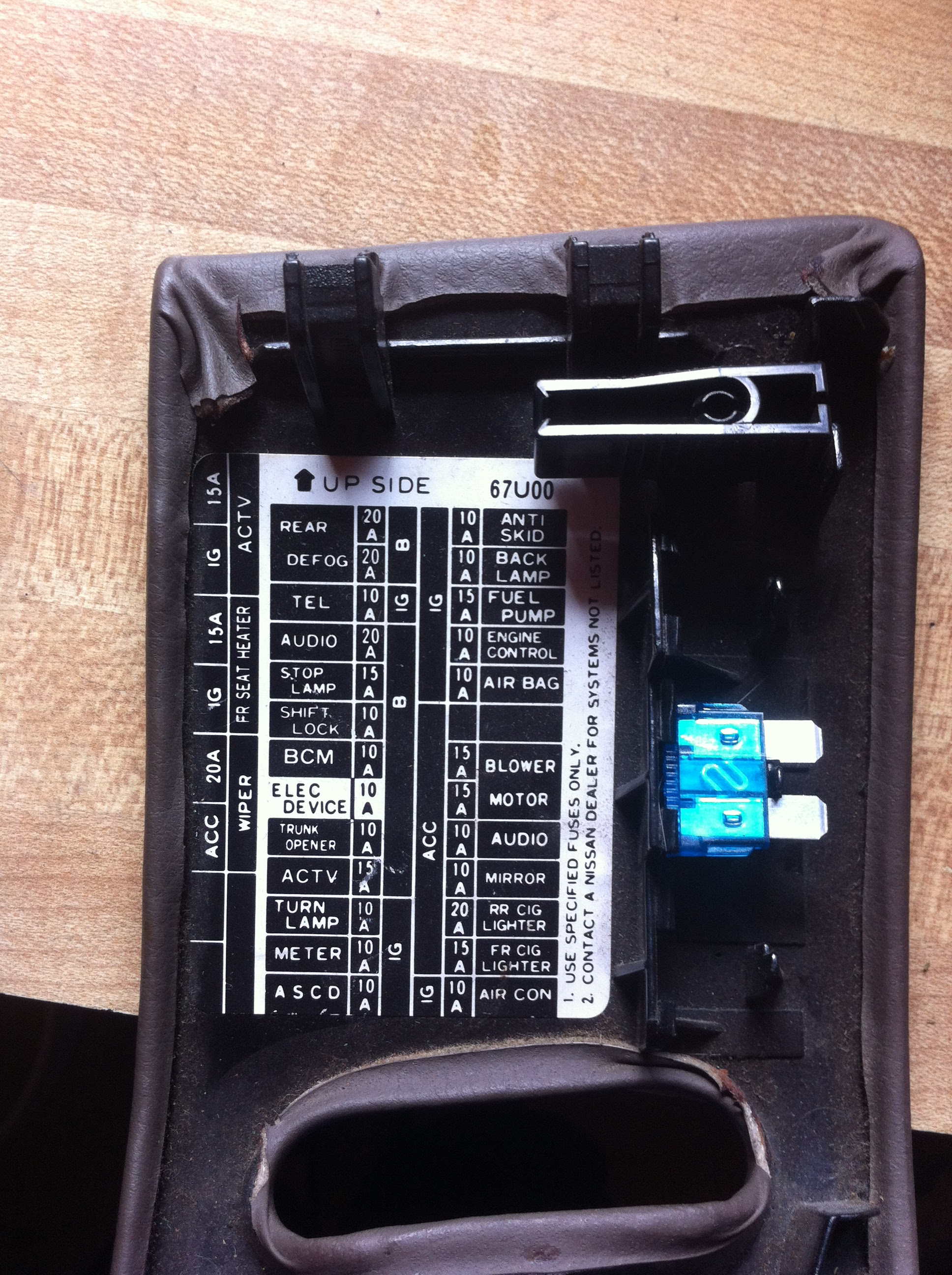 Nissan Nv200 Fuse Box Location - Wiring Diagram