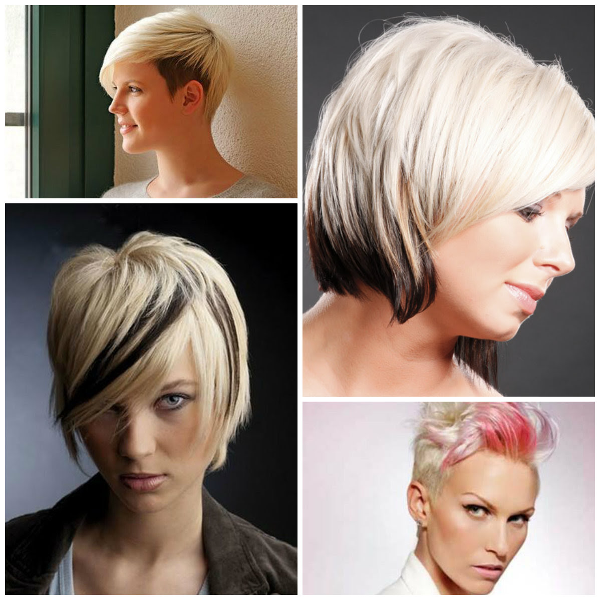 55 Short Hairstyles With Multiple Colors Charming Style