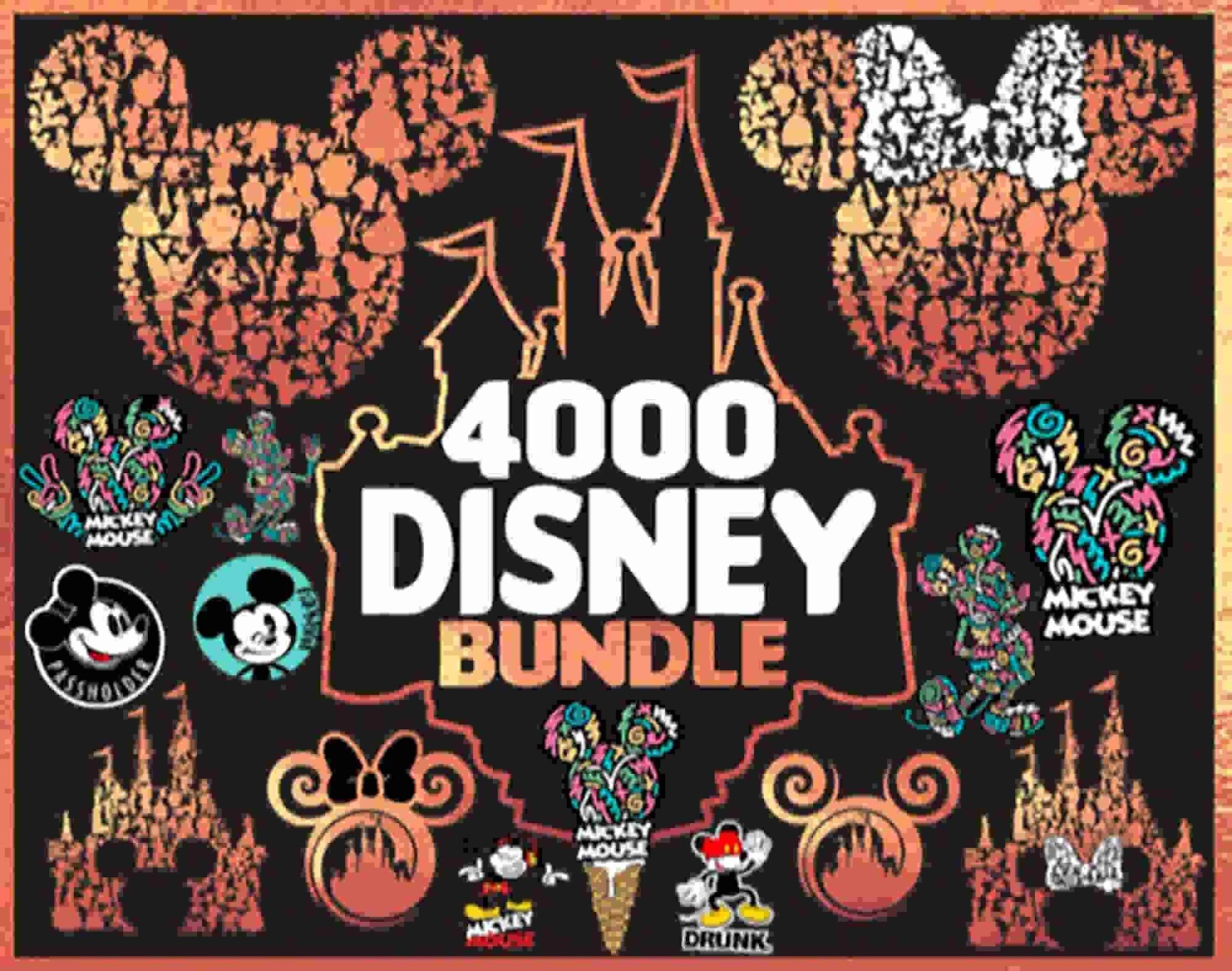 Free 165 Disney Svg Bundle For Cricut SVG PNG EPS DXF File
