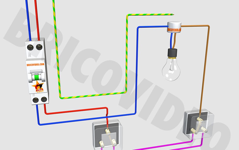 Schema D Un Va Et Vient Simple Branchement d'un va et vient