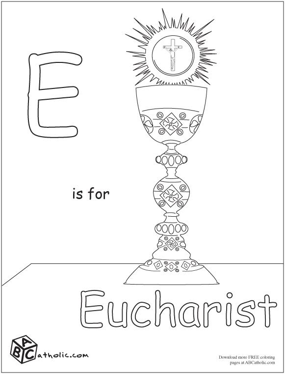 Catholic Alphabet Coloring Pages - Coloring Pages