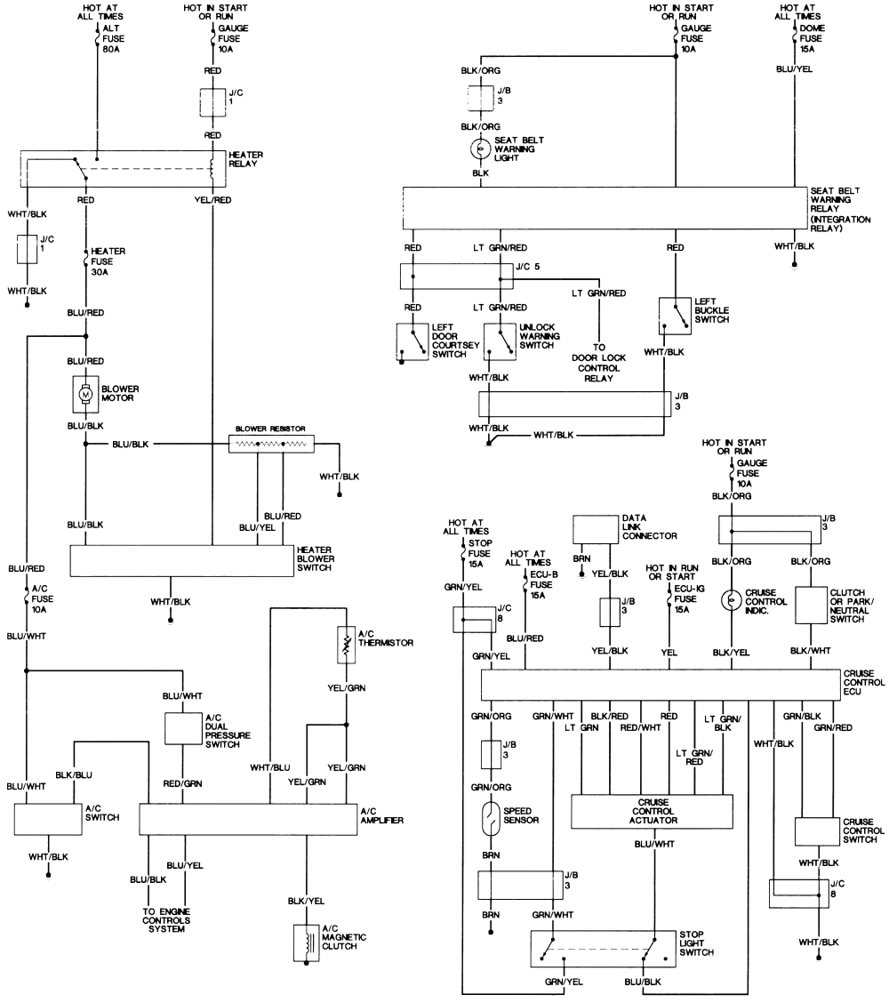 1996 Toyotum Tocoma Pick Up Fuse Diagram - 88 Wiring Diagram