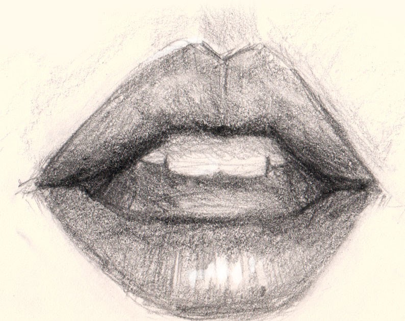 Грустные губы. Губы рисунок. Карандаш для губ. Рот карандашом. Нарисовать губы.