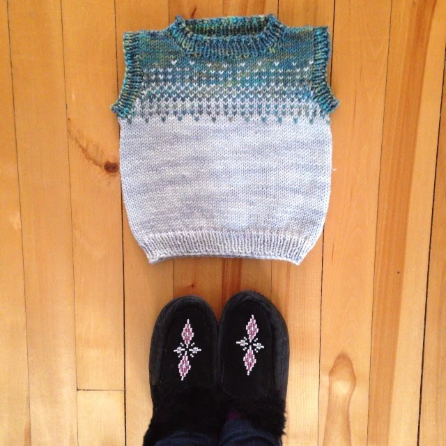 Today on the blog: hinting at a new collection of baby knits that I'm working on.