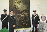 I carabinieri del nucleo Tutela Patrimonio Culturale