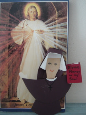 Picture of a doll of St.Faustina