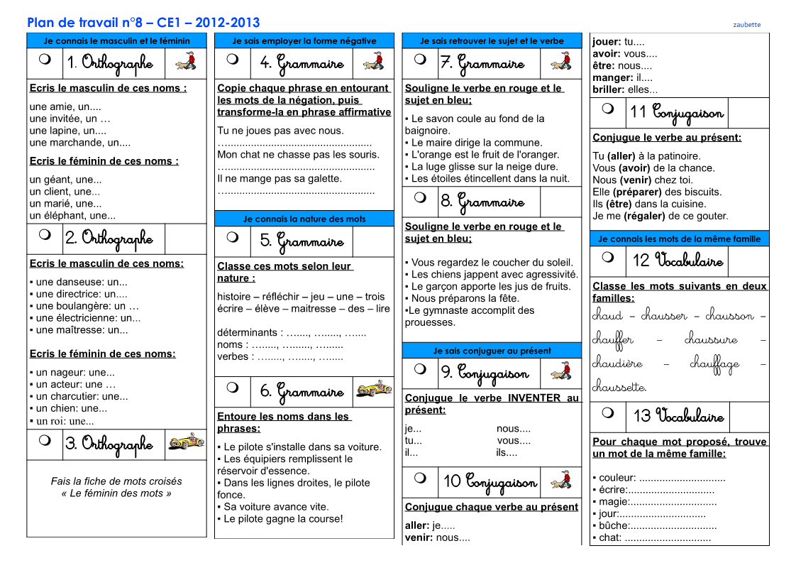 Plan de travail ce1 période 5 273478-Plan de travail ce1 période 1