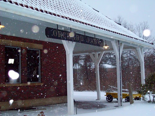 The old railroad station in Orchard Park