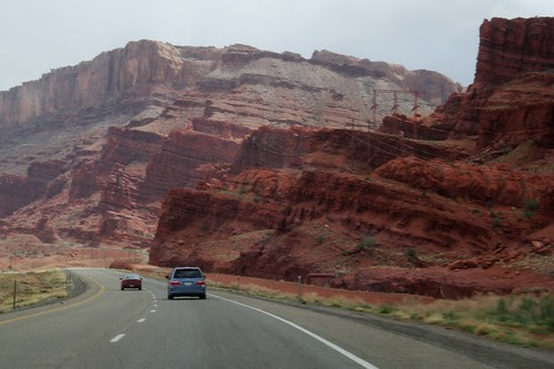 Red layers near Moab