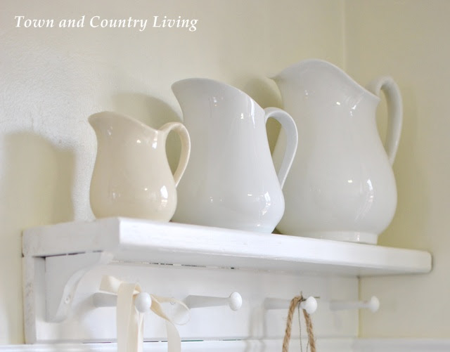White Ironstone Pitchers