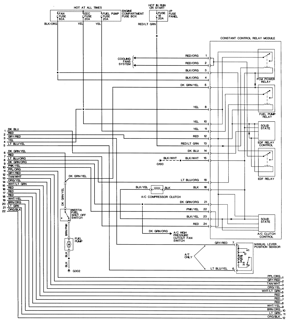 1996 Bronco 5 0l Wiring Diagram - Wiring Diagram Schema