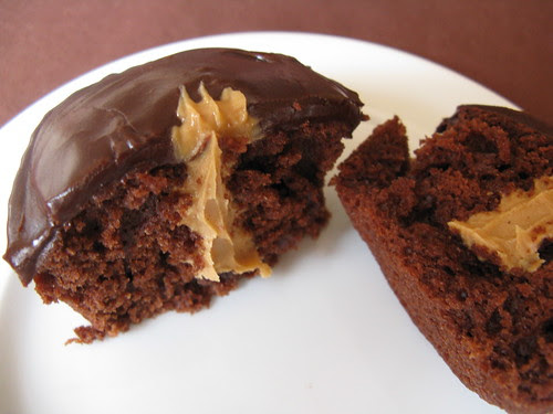 #92 - Chocolate Peanut Butter Cupcakes