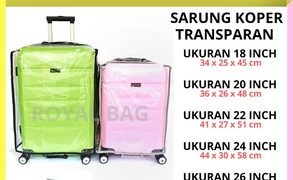 Ukuran Koper Size 20 Soalan bf