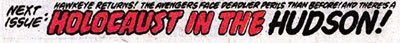 Avengers 1978 next issue blurb