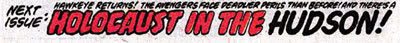 Ernie Hudson??? Avengers 1978 next issue blurb