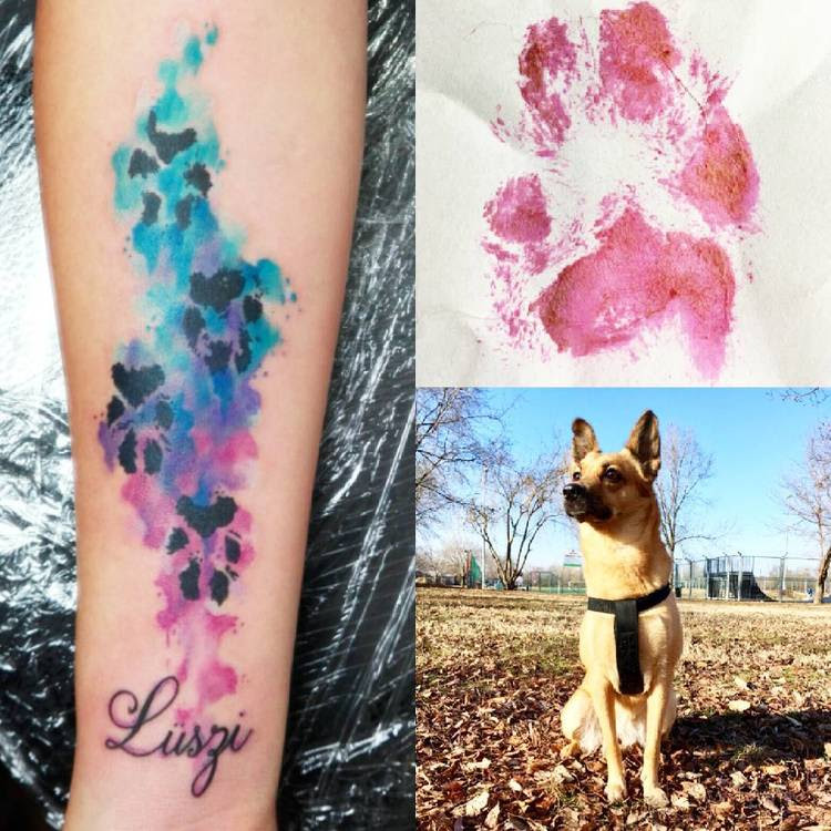 قرصة الإيرادات adele smith dog paw tattoo - idlewilddesignco.com