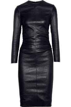 DIARY OF A CLOTHESHORSE: HOT TREND: LEATHER DRESSES AW 12/13
