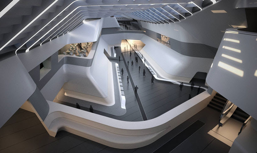 afragola station by zaha hadid in naples designboom