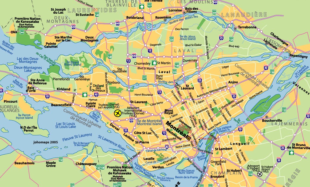 Montreal Map ~ Online Map