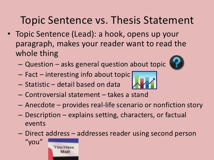 what is the difference between thesis statement and abstract