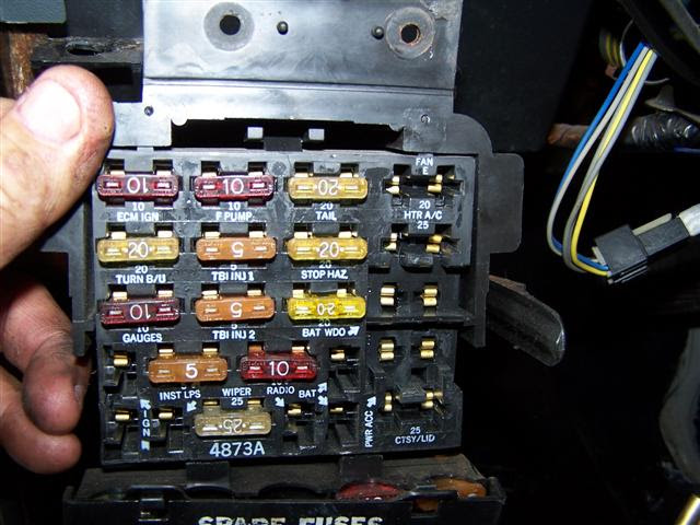 1986 Pontiac Fiero Fuse Box - onelifeeveryday