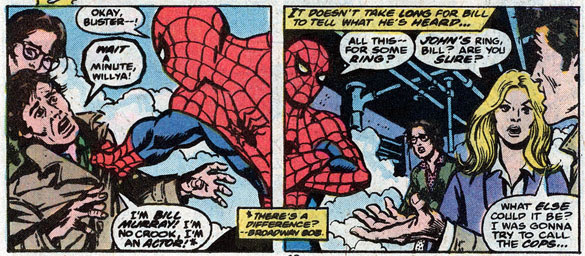 Yeah, I wonder who's laughing now...multi-millionaire movie star BILL MURRAY or Bob Hall? Well, actually, Bob co-created the West Coast Avengers, so I'm actually gonna give this one to Bob. MTU #74