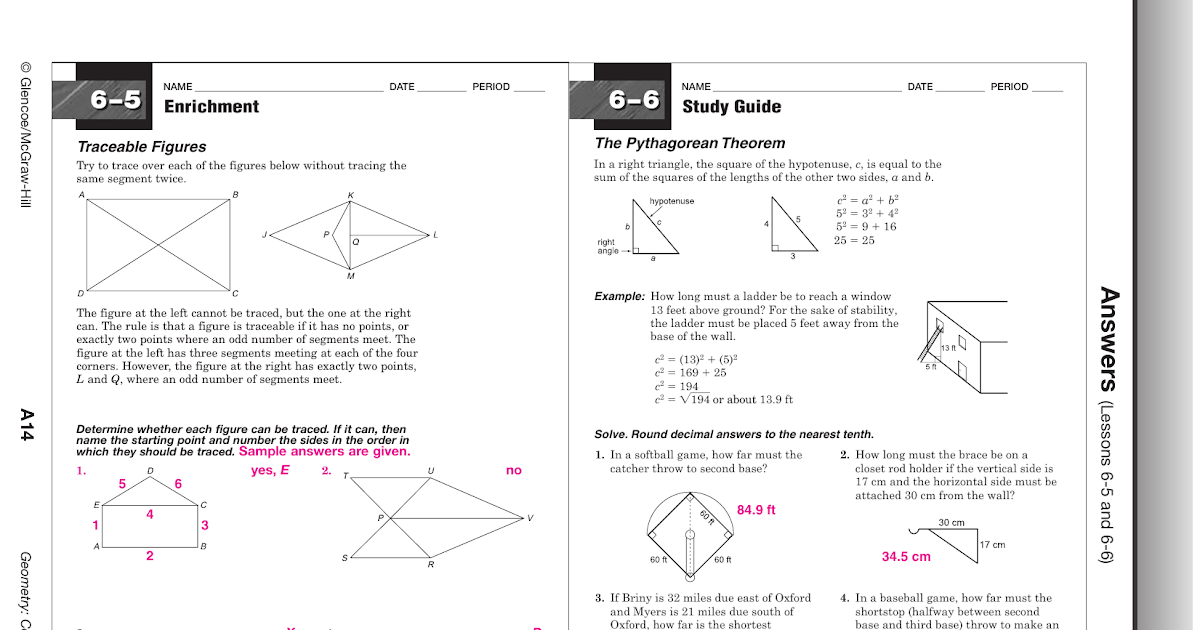 6-6-study-guide-the-pythagorean-theorem-answers-study-poster
