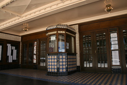 paramount theater ticket booth and entrance