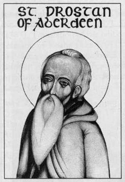 IMG ST. DROSTAN, Abbot of Deer in Aberdeenshire, Apostle of Scotland