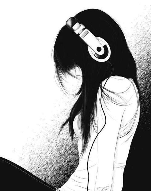 anime boy headphones hoodie Anime sad hoodie