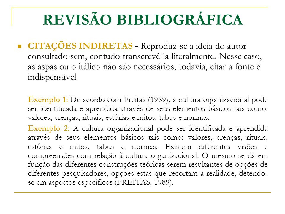 Exemplo De Revisão Bibliográfica Com Os Ganhos Relevancia Do Pasado