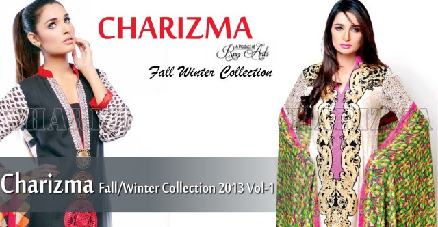 Beautiful-Girls-Women-Wear-Cute-Outfit-by-Charizma Fall-Winter-Dress-Collection-2014-